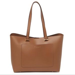 Karla Leather East/West Tote